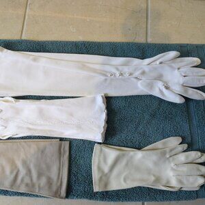 Vintage Evening Gloves - Set of 5